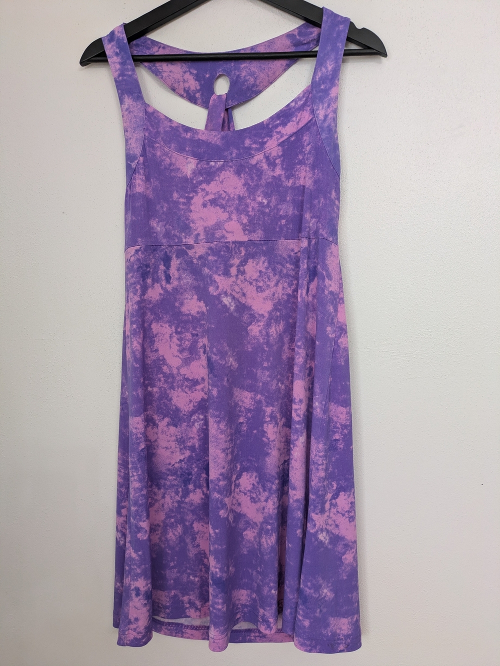 tek gear Purple and Pink Tie-Dye Sleeveless Mini Dress